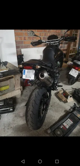 Yamaha XT 660 X Supermotard Negra