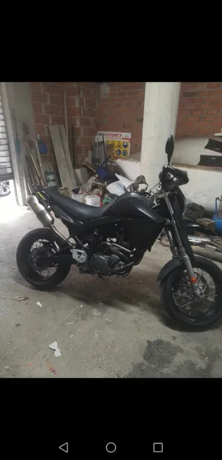 Yamaha XT 660 X Supermotard Negra