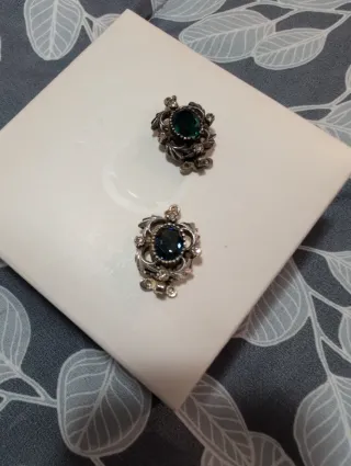 Cierre de caja de Plata y plata con Baño Oro,