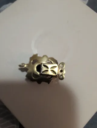 Cierre de caja de Plata y plata con Baño Oro,