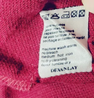 Polo manga larga Chemise Lacoste Made in France 90