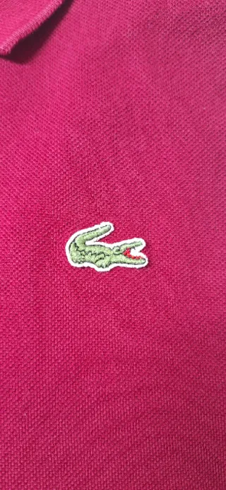 Polo manga larga Chemise Lacoste Made in France 90