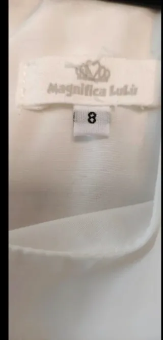 Vestido de Comunión Niña Blanco Encaje