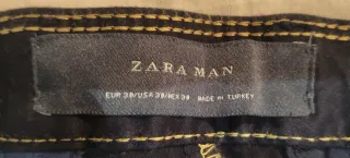 Pantalón corto Zara azul hombre