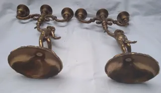 Candelieri in bronzo rinascimentali Fiorentino