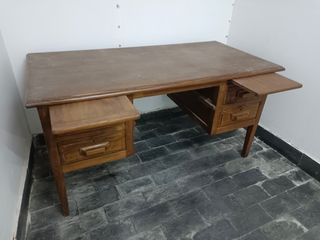 Mesa escritorio madera antigua