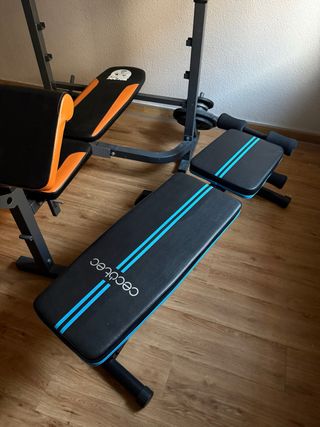 Banco de musculación acolchado