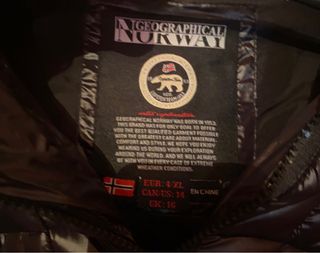 Chaqueta Geographical Norway Negra