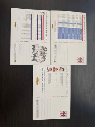 15 Cartoline Promocard Hockey Milano