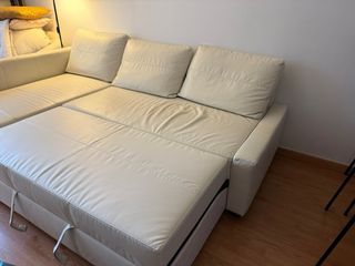 Sofá Cama Chaiselongue IKEA FRIHETEN Crema