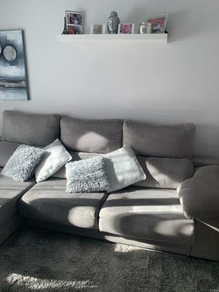 Sofá Chaiselong Gris