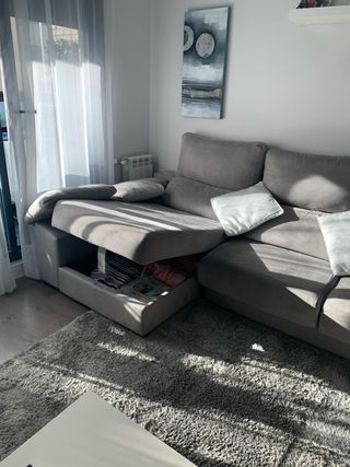 Sofá Chaiselong Gris