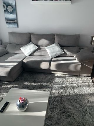 Sofá Chaiselong Gris