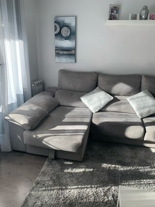 Sofá Chaiselong Gris