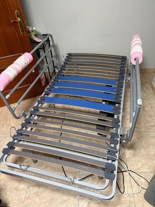 Cama articulada metálica con colchon