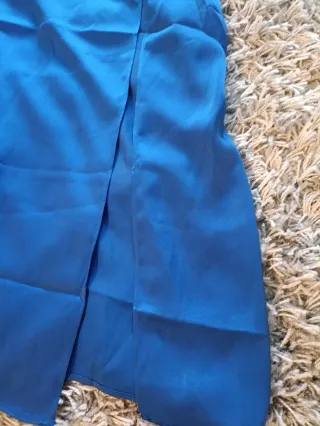 Vestido Mango tirantes azul Talla M