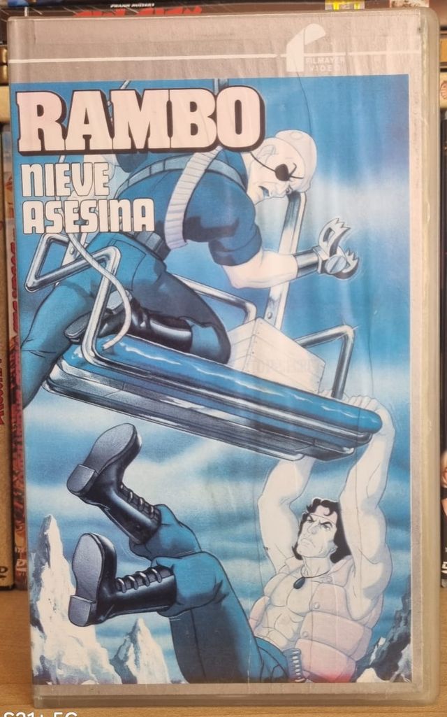 RAMBO LA SERIE ANIMADA x2 VHS (NUEVO)
