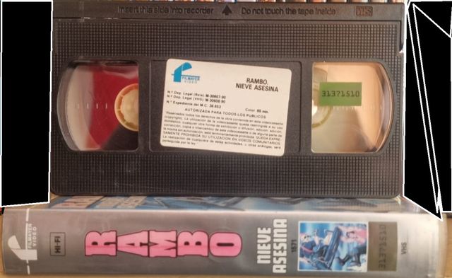 RAMBO LA SERIE ANIMADA x2 VHS (NUEVO)