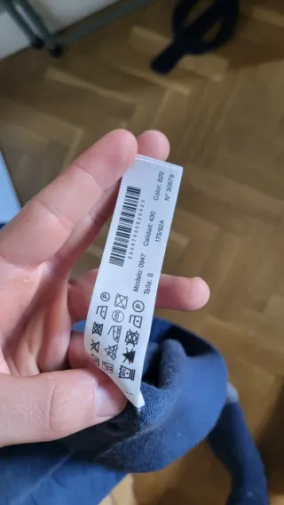 Jersey lana Massimo Dutti azul cuello alto