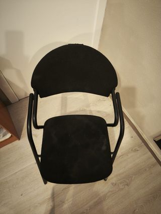 2 Sillas de oficina negras