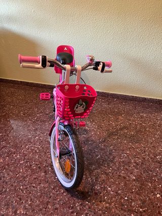Bicicleta Infantil B'TWIN Niña Rosa