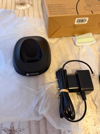 Teléfono Fijo Motorola Negro