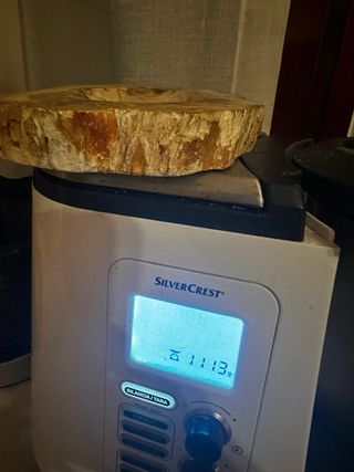 Posacenere in marmo fossile