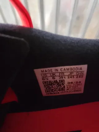 Scarpe calcetto Adidas rosa n.39/5