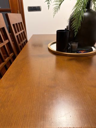 Mesa Comedor Madera Maciza + 4 Sillas