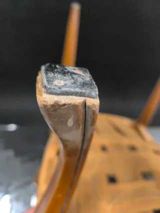 Silla Barroca Isabelina Clásica Madera Tapizada