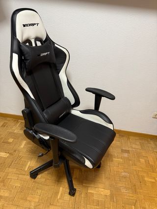 Silla Gaming DRIFT Negra y Blanca