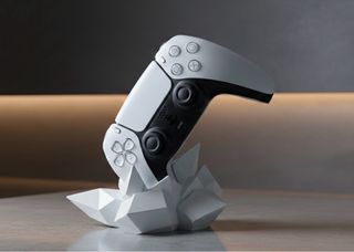 Soporte Mando PS5 Diseño Cristal Geométrico