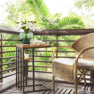 Mesa Auxiliar C Vintage Madera y Metal