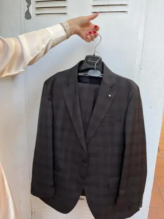 Chaqueta de traje Purificación García gris M