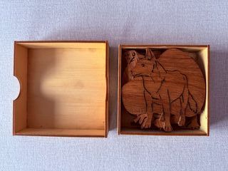 Posavasos Madera Australia Animales