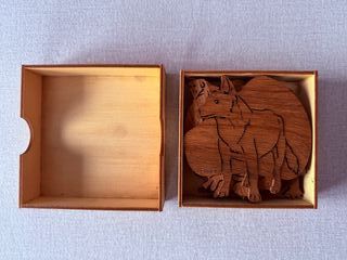 Posavasos Madera Australia Animales