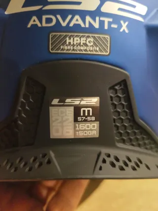 Casco Moto LS2 Modular ADVANT X Azul Marino