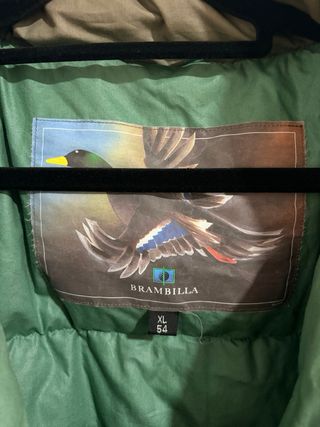 Plumífero Vintage BRAMBILLA Relleno Plumón Natural