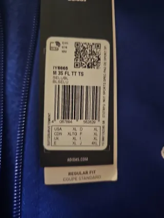 Chaqueta deportiva Adidas azul