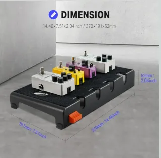 Donner DB-S100 Pedalera de efectos para guitarra