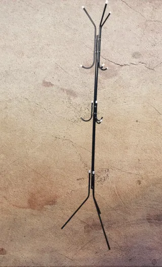 Appendiabiti terra ingresso metallo cappotto stand