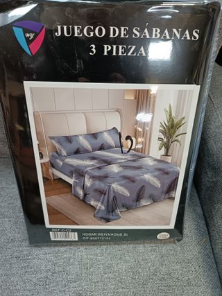 Juego Sábanas 3 Piezas Cama 135
