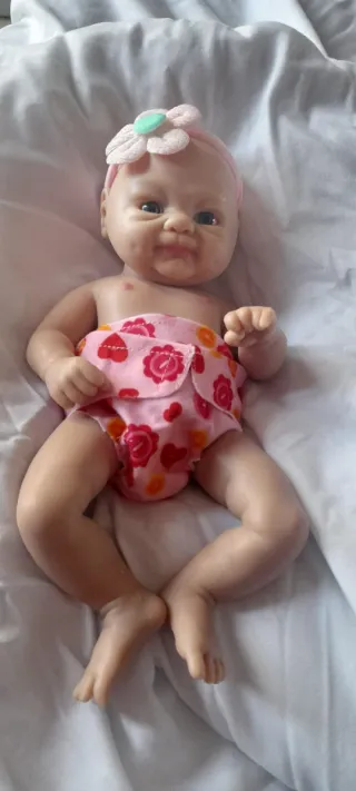 Bambola Reborn in Silicone 25cm