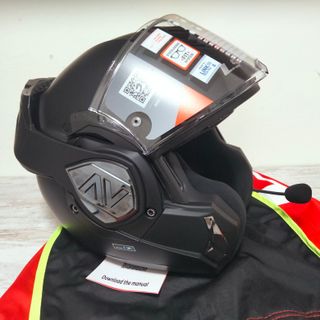 Casco Modular Advant Negro Mate