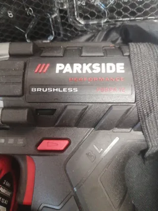 Taladro Atornillador Parkside + Accesorios