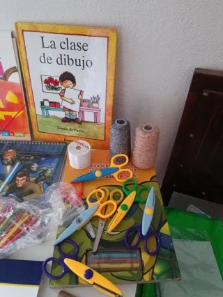 Lote material arte infantil