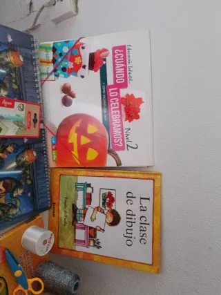 Lote material arte infantil