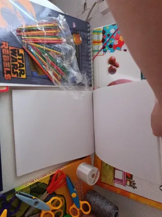 Lote material arte infantil