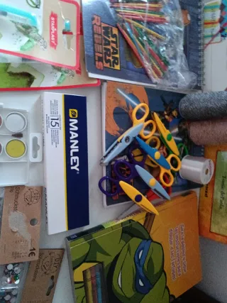 Lote material arte infantil