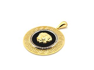 E1799745-54 Colgante Oro 18k Negro Circonita